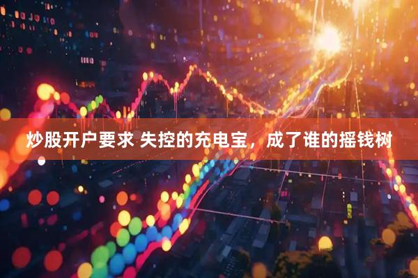 炒股开户要求 失控的充电宝，成了谁的摇钱树